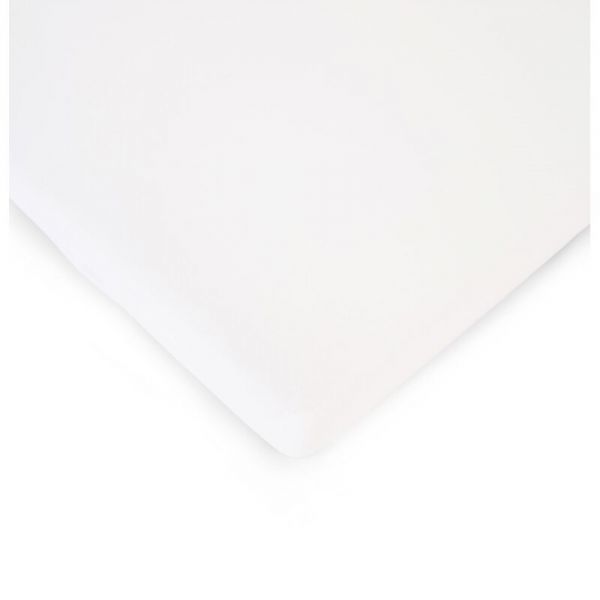 Drap housse pour lit cododo 50x90cm Bio organic blanc