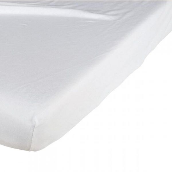 Drap housse coton 70 x 140 cm blanc