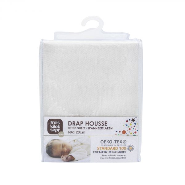 Drap housse cygne 60 x 120 cm