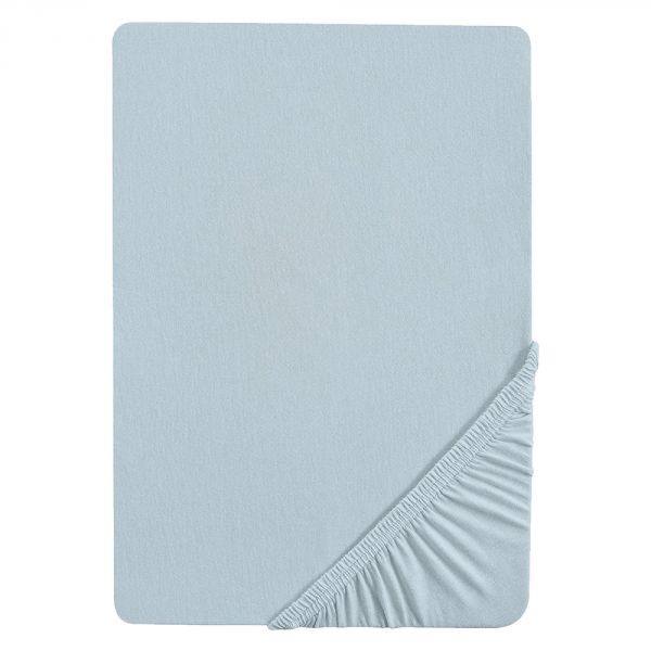 Drap-housse en jersey 40x90cm - 45x90cm Lil Planet bleu clair