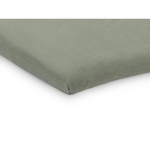 Drap housse 75x95 cm Jersey pour tapis de parc Ash Green