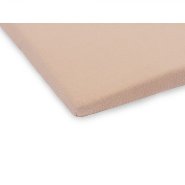 Drap housse 75x95 cm en Jersey pour tapis de parc Pale Pink