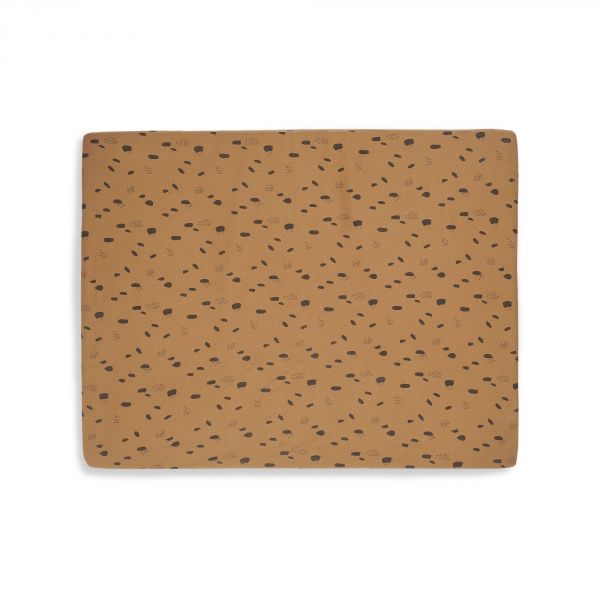 Drap housse 75x95 cm en Jersey pour tapis de parc Spot Caramel