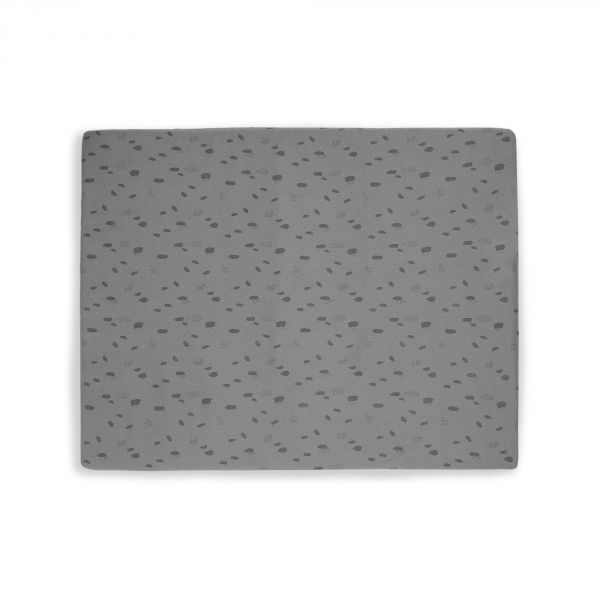 Drap housse 75x95 cm en Jersey pour tapis de parc Spot Storm Grey