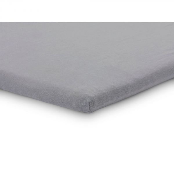 Drap housse 75x95 cm Jersey pour tapis de parc Storm Grey