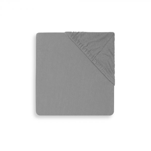 Drap housse 75x95 cm Jersey pour tapis de parc Storm Grey