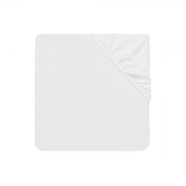 Drap housse éponge imperméable 60 x 120cm blanc