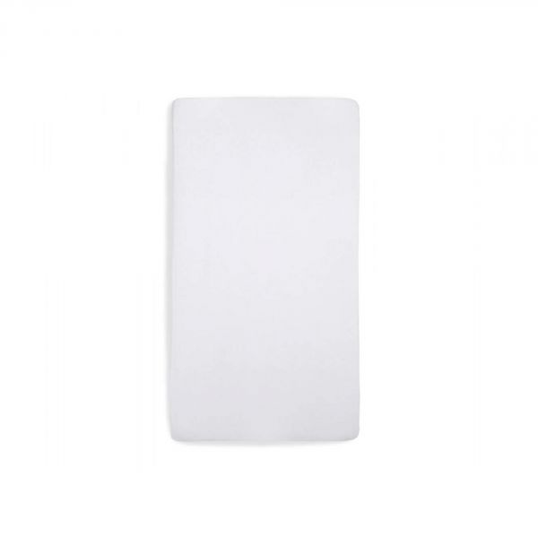 Drap housse éponge imperméable 60 x 120cm blanc