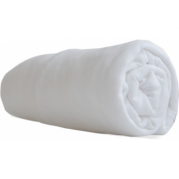 Drap-housse imperméable 30x75 pour couffin Blanc