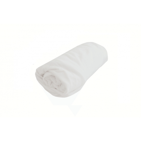 Drap housse imperméable 30x75 cm pour couffin blanc