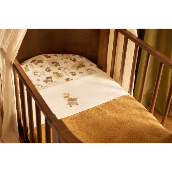 Drap housse berceau 40x80 cm Jersey Barn Buddies