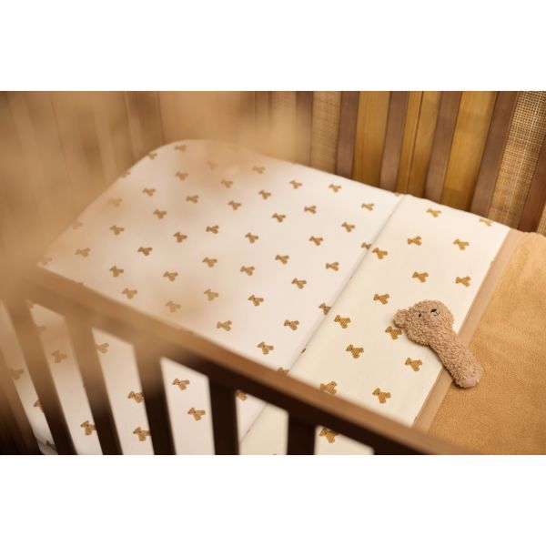Drap housse berceau 40x80 cm Jersey Mini Teddy Bear