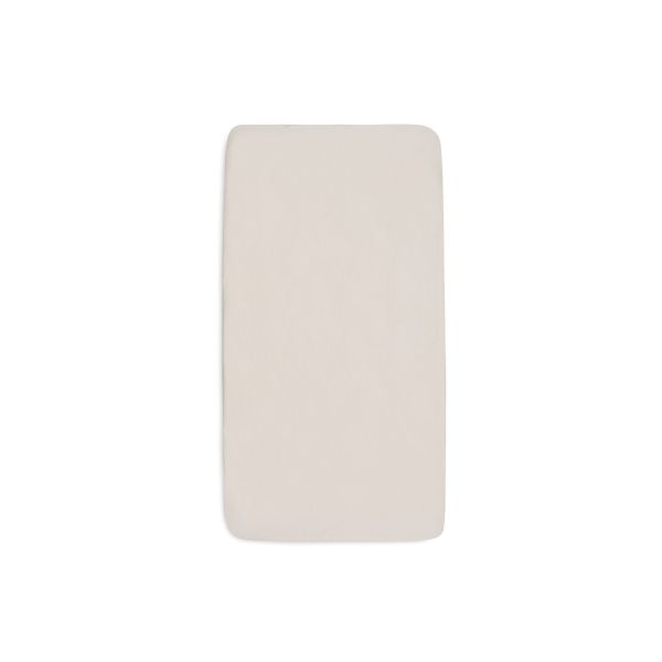 Lot de 2 draps housses 40x80 cm Jersey Oatmeal et Sand