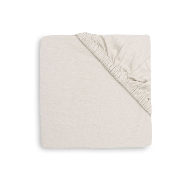 Drap housse berceau 40x80 cm Jersey Sand
