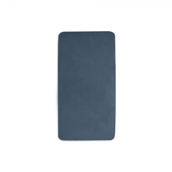 Lot de 2 draps housses 40x80 cm Jersey Jeans Blue