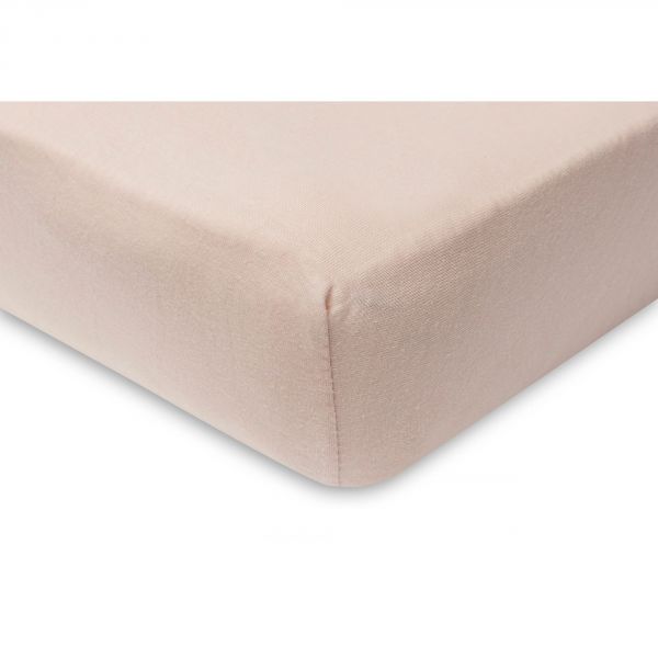 Lot de 2 draps housses 40x80 cm en Jersey Pale Pink