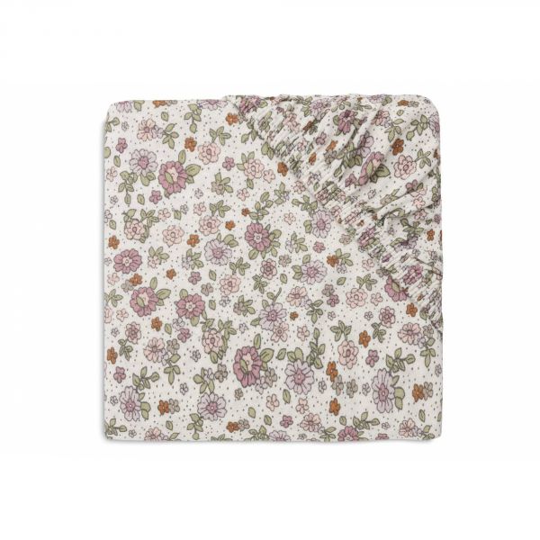 Drap-housse Jersey 40/50 x 80/90 cm Retro Flowers