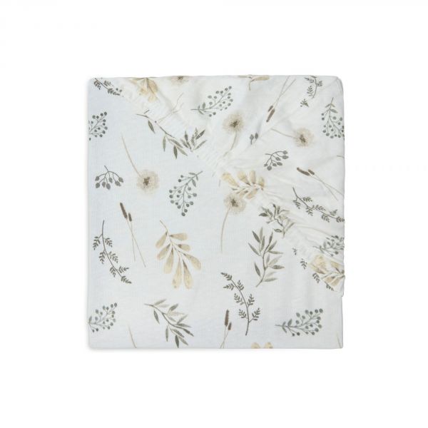 Drap housse 40x80 cm en Jersey Wild Flowers