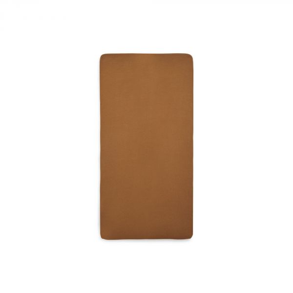 Drap housse 40x80 cm en Jersey Caramel