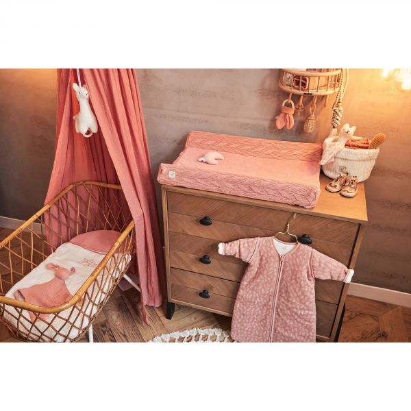 Drap housse 40x80 cm en Jersey Rosewood