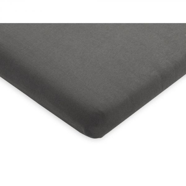Drap housse berceau 40x80 cm Jersey Storm Grey