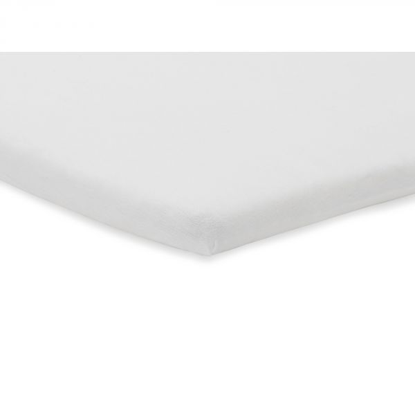Lot de 2 draps housses 40x80 cm Jersey White