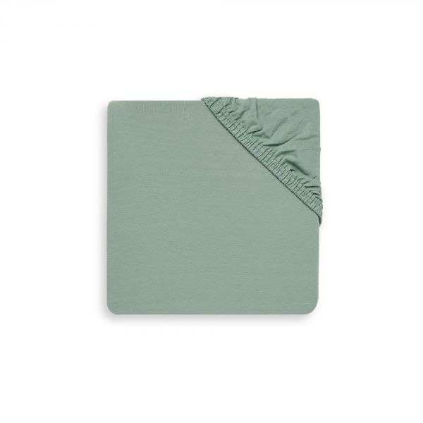 Drap housse 40x80 cm en Jersey Ash Green