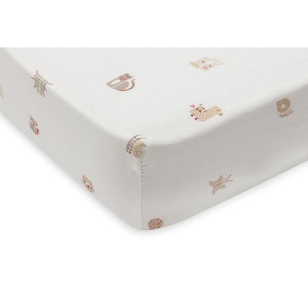 Drap housse 60x120 cm Jersey Animal Friends