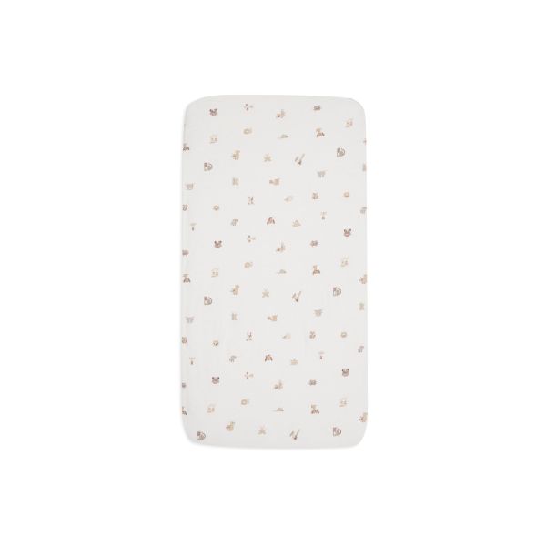Drap housse 60x120 cm Jersey Animal Friends