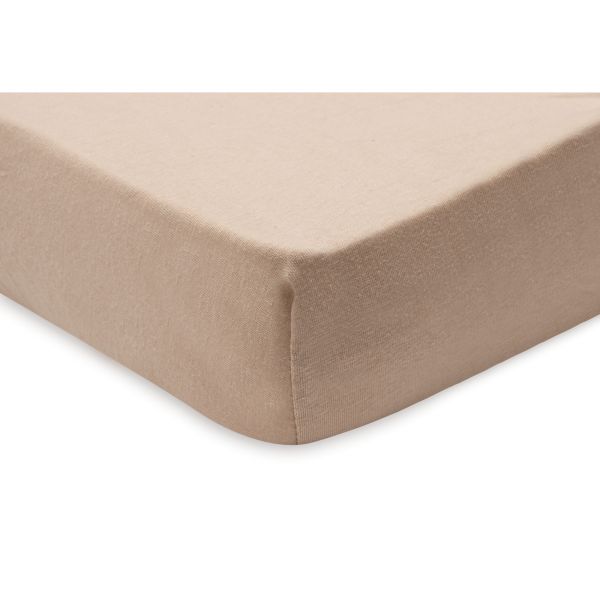 Lot de 2 draps housses 60x120 cm Jersey Blush et Wild Rose