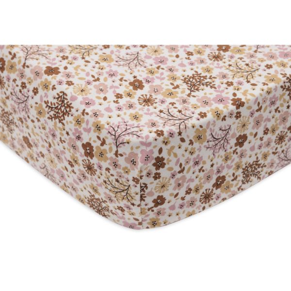 Drap housse 60x120 cm Jersey Flower Fairies