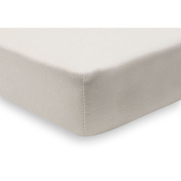 Lot de 2 draps housses 60x120 cm Jersey Hazel/Oatmeal