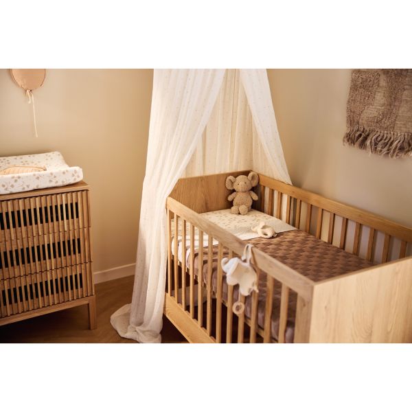 Drap housse 60x120 cm Jersey Leafy Dreams