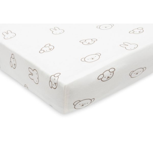 Drap housse 60x120 cm Jersey Miffy and Friends