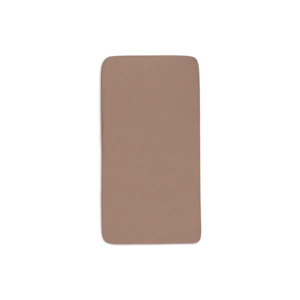 Drap housse 60x120 cm Jersey Milky Coffee