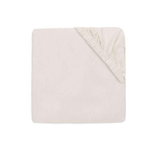 Drap housse 60x120 cm Jersey Oatmeal
