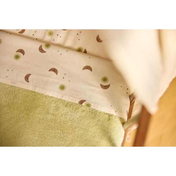 Drap housse 60x120 cm Jersey Over the Moon