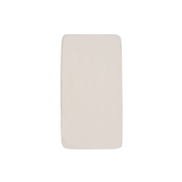 Lot de 2 draps housses 60x120 cm Jersey Wild Rose et Ivory