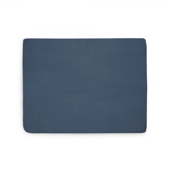 Drap housse 60x120 cm en Jersey Jeans blue