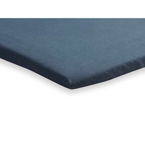 Drap housse 60x120 cm en Jersey Jeans blue