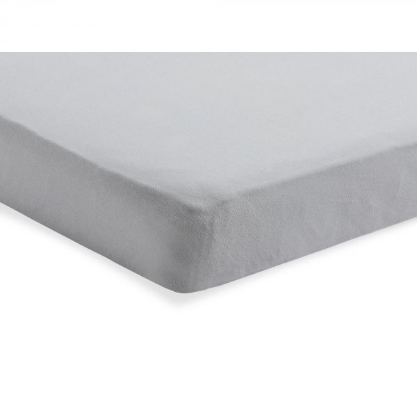 Drap housse 60x120 cm en Jersey Soft Grey
