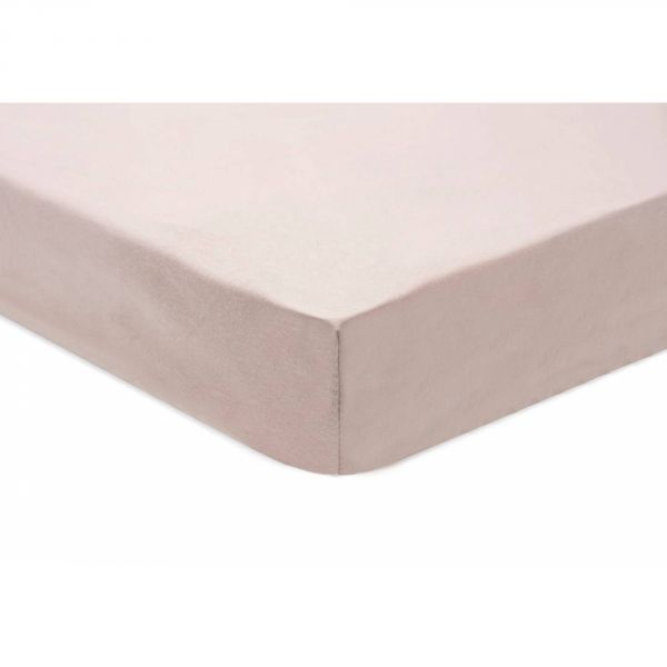 Lot de 2 draps housses Jersey 60 x 120 cm Wild Rose