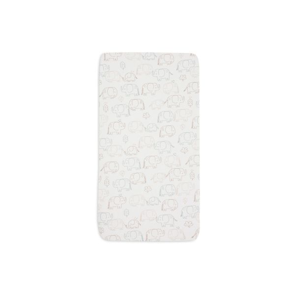 Drap housse 70x140 cm Jersey Elephant Tales