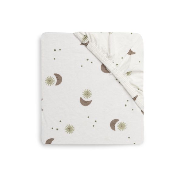 Drap housse 70x140 cm Jersey Over the Moon