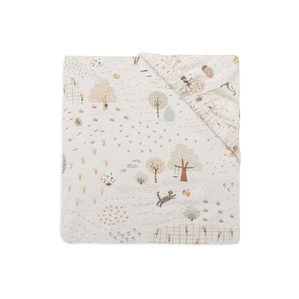 Drap housse 70x140 cm Jersey Tiny Park