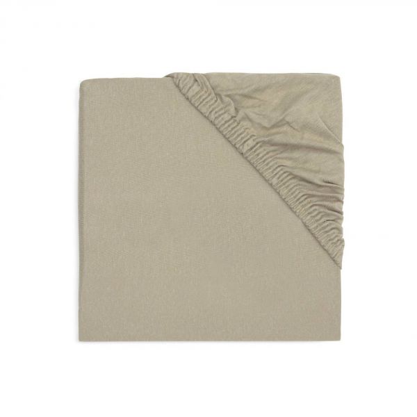Drap housse 70x140 cm Jersey Olive