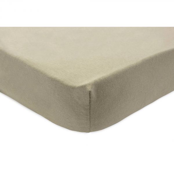 Drap housse 70x140 cm Jersey Olive