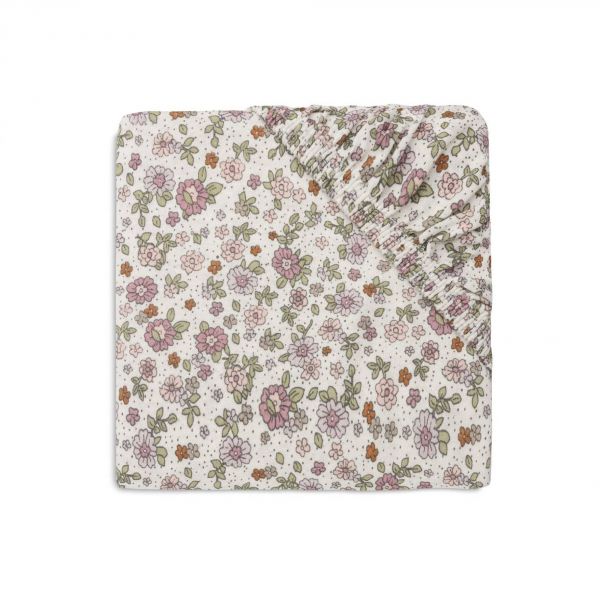 Drap housse 70x140 cm Jersey Retro Flowers