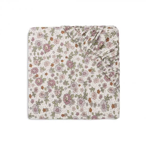 Drap-housse Jersey 70/75 x 140/145 cm Retro Flowers