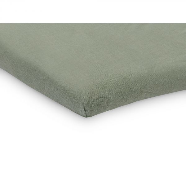 Lot de 2 draps housses 75x95 cm en Jersey pour tapis de parc Ash Green